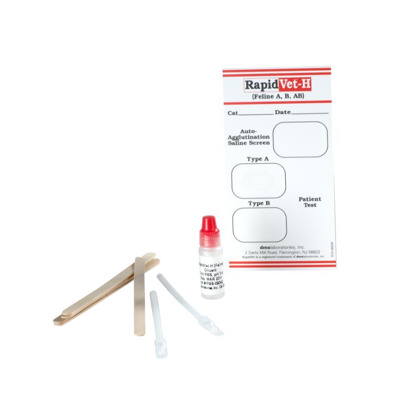 RapidVet-H, blodtypebestemmelse til kat, 5 stk RapidVet-H, blodtypebestemmelse til kat, 5 stk
