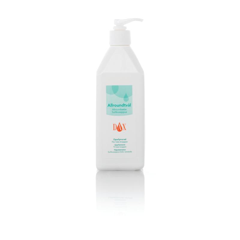 DAX allroundsæbe 600ml flaske med pumpe DAX allroundsæbe 600ml flaske med pumpe