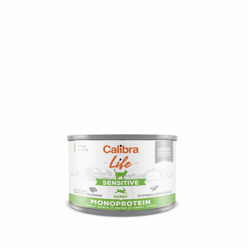 Calibra Cat Life can Sensitive Rabbit 200 g Calibra Cat Life can Sensitive Rabbit 200 g