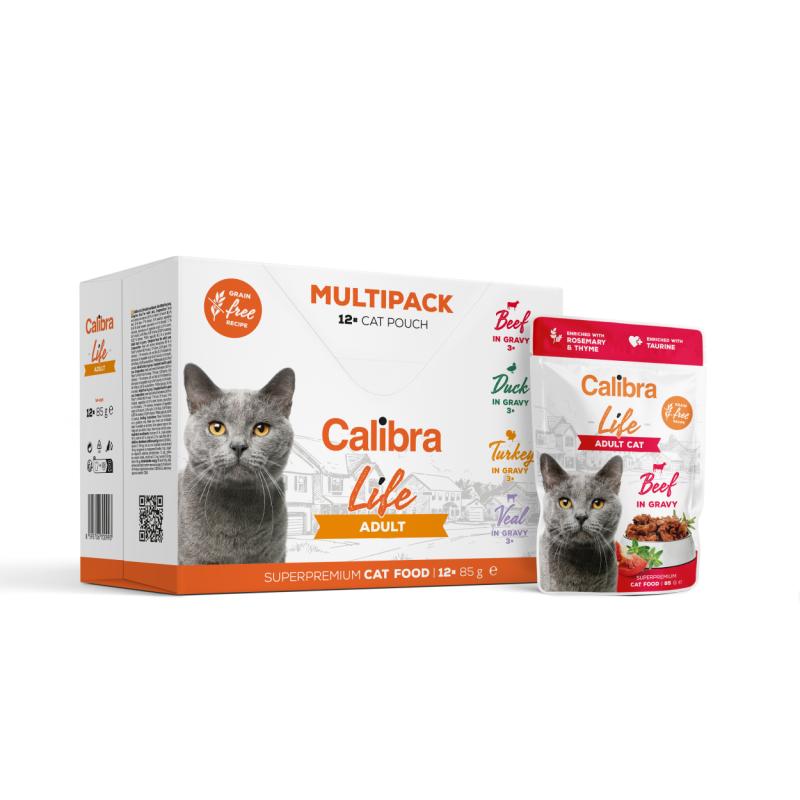 Calibra Cat Life pouch Adult Multipack 12 x 85 g Calibra Cat Life pouch Adult Multipack 12 x 85 g