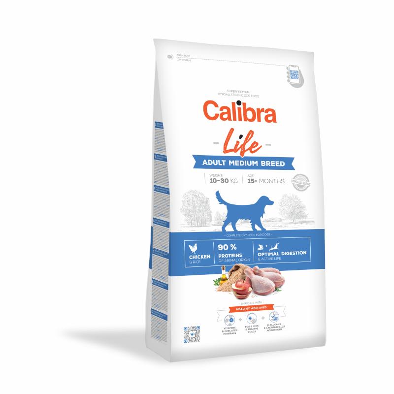 Calibra Dog Life Adult Medium Breed Chicken 12 kg Calibra Dog Life Adult Medium Breed Chicken 12 kg