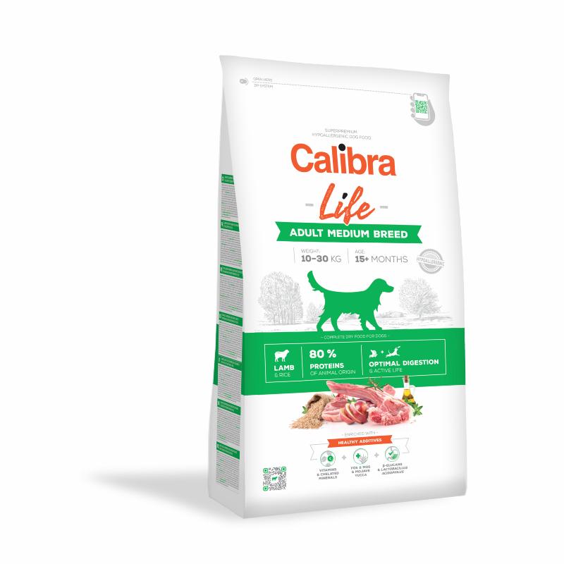 Calibra Dog Life Adult Medium Breed Lamb 12 kg Calibra Dog Life Adult Medium Breed Lamb 12 kg