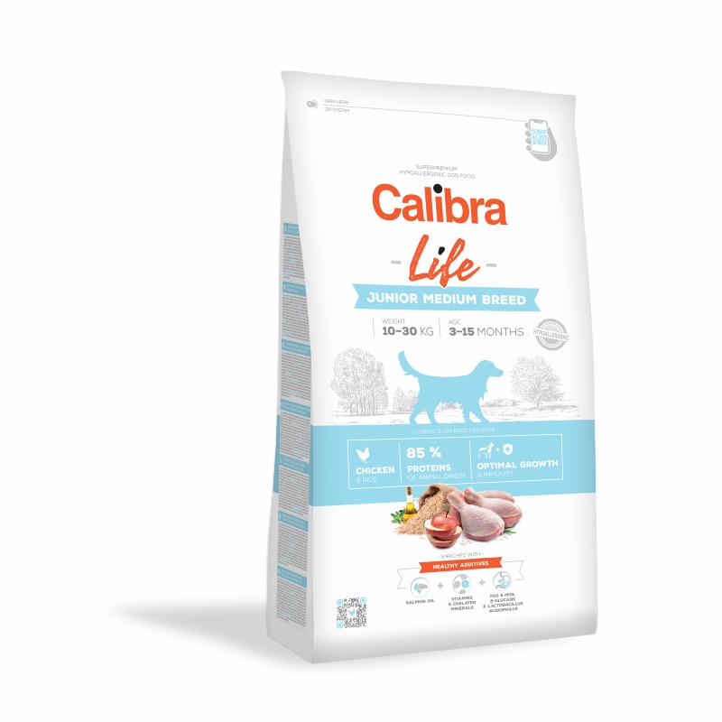 Calibra Dog Life Junior Medium Breed Chicken 2,5 kg Calibra Dog Life Junior Medium Breed Chicken 2,5 kg
