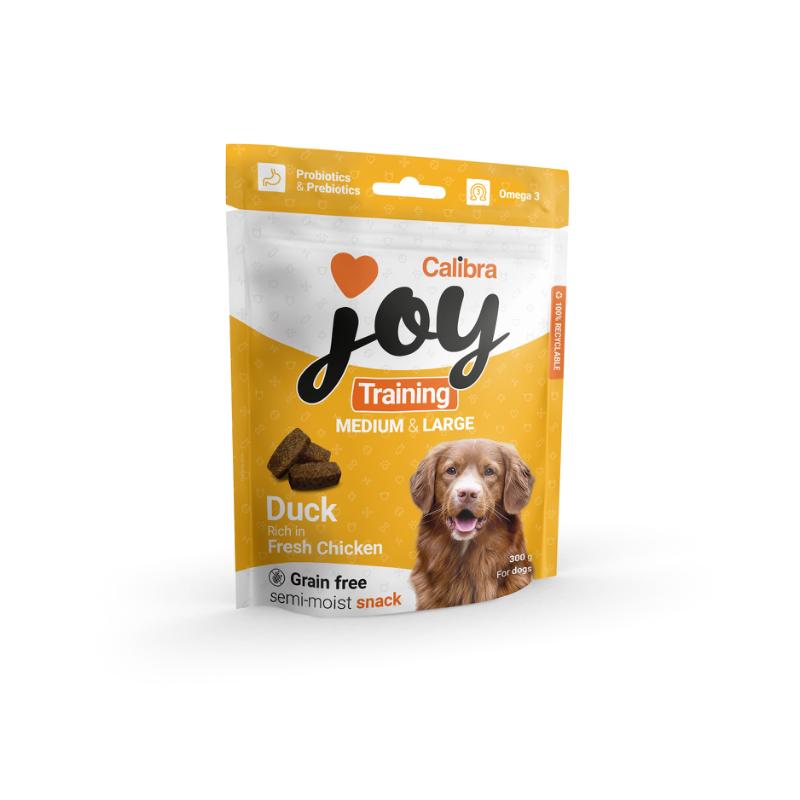 Calibra Joy Dog Training Snacks Medium&Large Duck&Chicken, 300 g
Calibra Joy Dog Training Snacks Medium&Large Duck&Chicken, 300 g