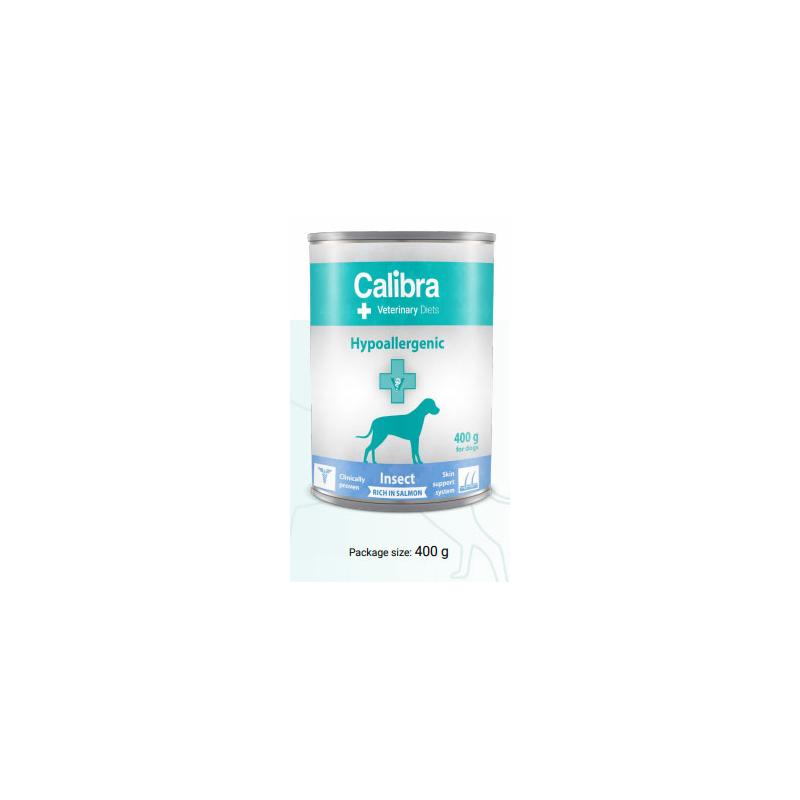 Calibra VD Dog can Hypoallergenic Insect & Salmon, 400g Calibra VD Dog can Hypoallergenic Insect & Salmon, 400g