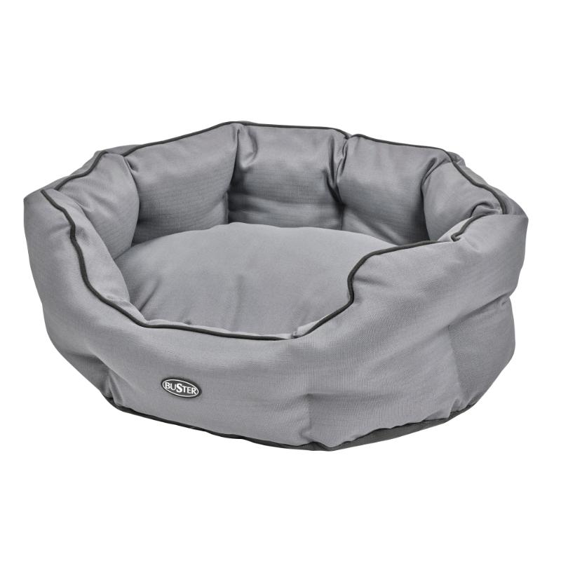 BUSTER Cocoon bed 65 cm, Steel Grey/Black piping BUSTER Cocoon bed 65 cm, Steel Grey/Black piping
