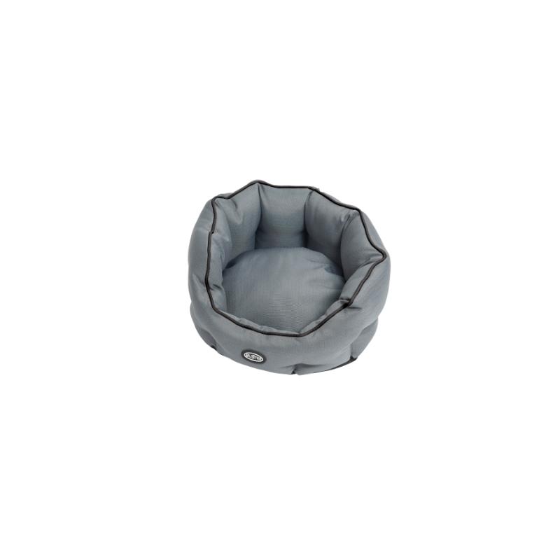 BUSTER Cocoon bed 75 cm, Steel Grey/Black piping BUSTER Cocoon bed 75 cm, Steel Grey/Black piping