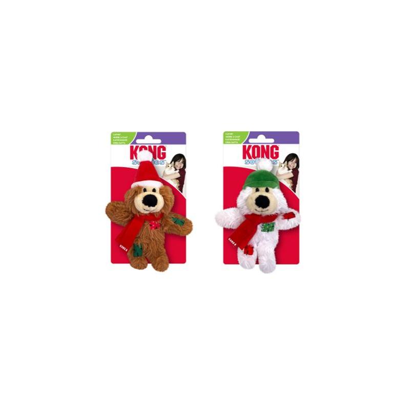 KONG Holiday Softies Bear Assorted, H24C147 KONG Holiday Softies Bear Assorted, H24C147