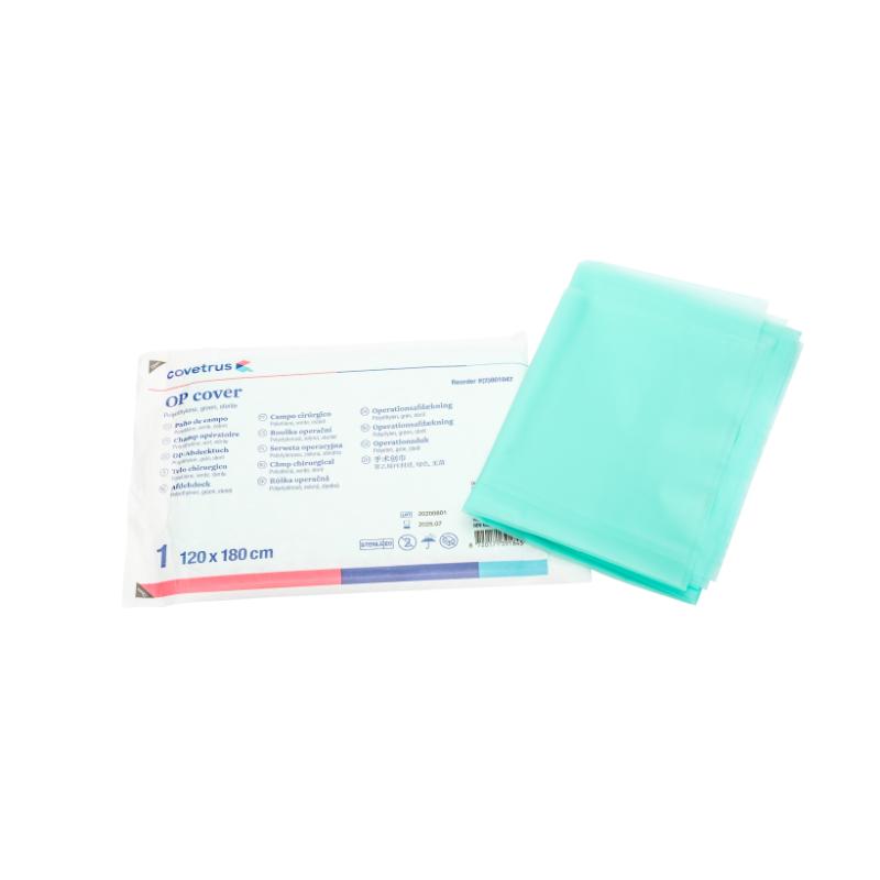 CVET Surgical Drape, PE, green, 120x180cm, sterile, 25 pcs. 2800799
CVET Surgical Drape, PE, green, 120x180cm, sterile, 25 pcs. 2800799