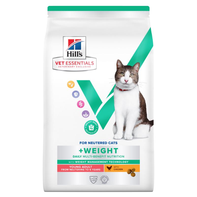 Hill's VE Feline Young Adult Multi-Benefit +Weight Chicken 3kg Hill's VE Feline Young Adult Multi-Benefit +Weight Chicken 3kg