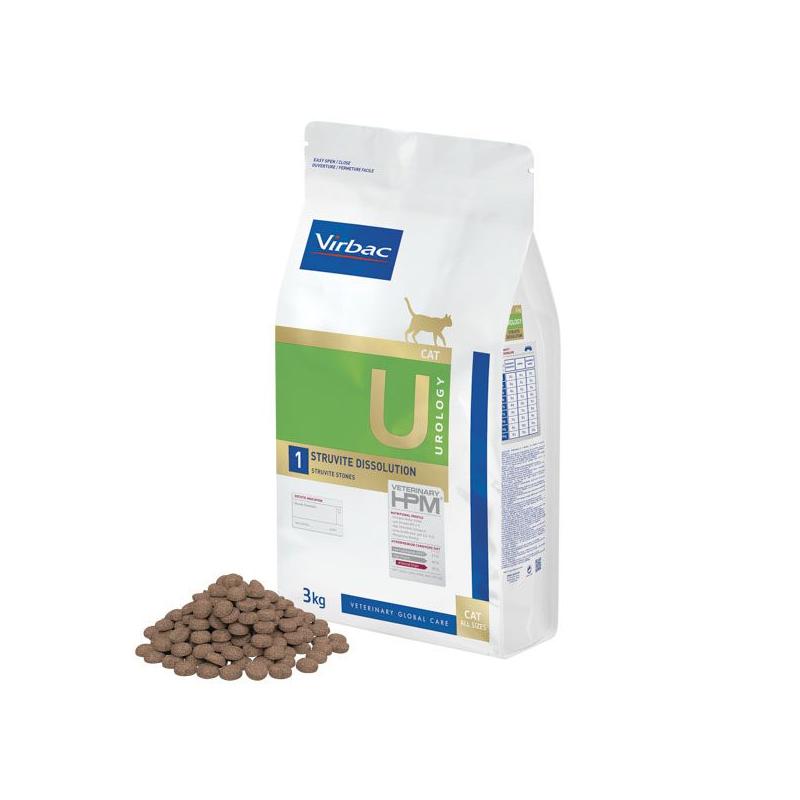 Virbac HPM Cat U1, Urology Stuvite Dissolution 3 kg Virbac HPM Cat U1, Urology Stuvite Dissolution 3 kg