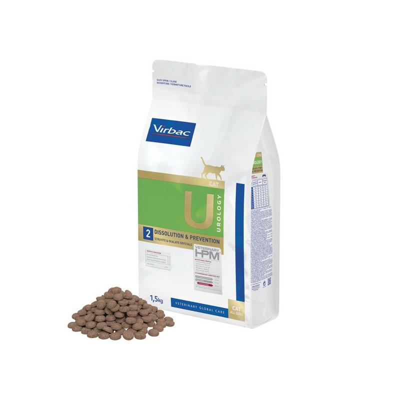 Virbac HPM Cat U2, Urology Dissolution & Prevention 1,5 kg Virbac HPM Cat U2, Urology Dissolution & Prevention 1,5 kg
