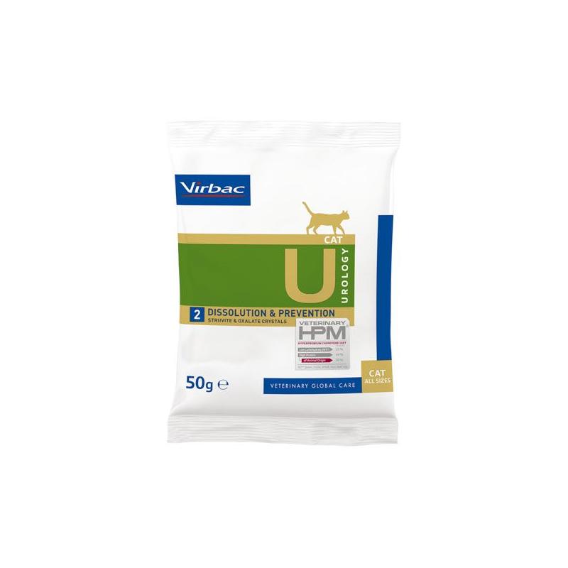 Virbac HPM Cat U2, Urology Dissolution & Prevention 20x50 g Virbac HPM Cat U2, Urology Dissolution & Prevention 20x50 g
