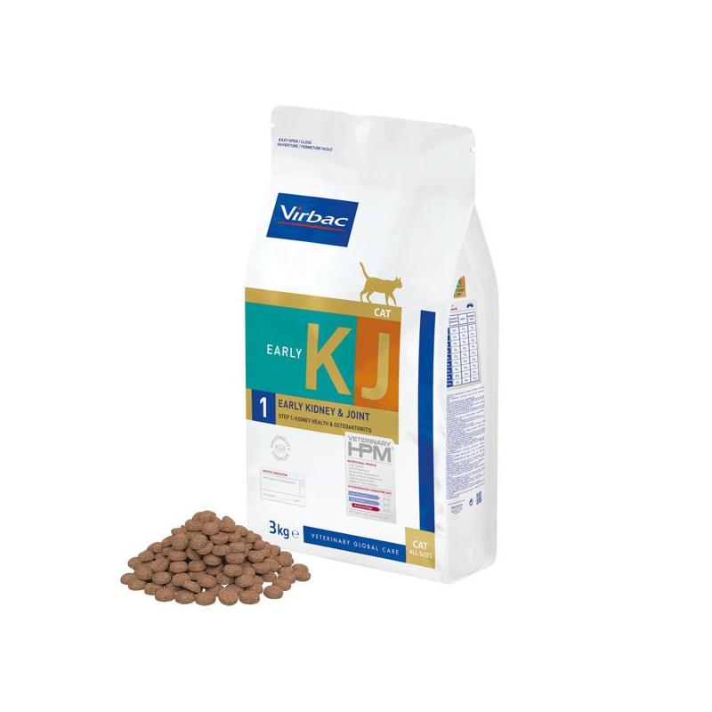 Virbac HPM Cat KJ1, Early Kidney & Joint 3 kg Virbac HPM Cat KJ1, Early Kidney & Joint 3 kg