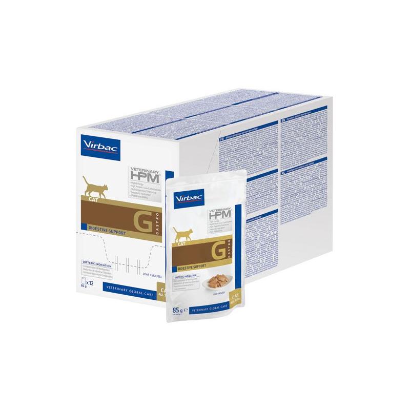 Virbac HPM WET Cat G1 Gastro Digestive Support 12x85 g Virbac HPM WET Cat G1 Gastro Digestive Support 12x85 g