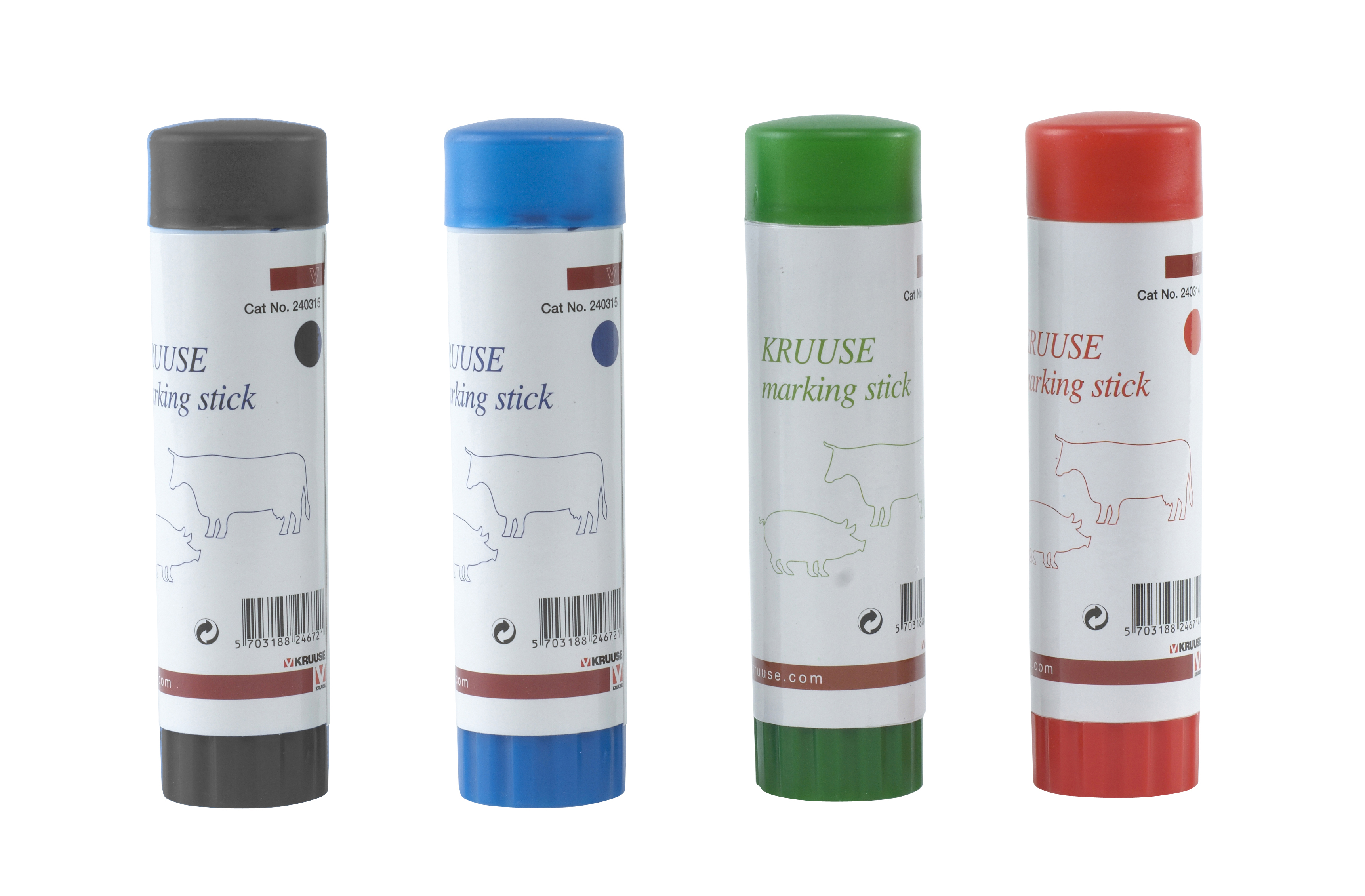 KRUUSE Marking Stick, black, 10/pk