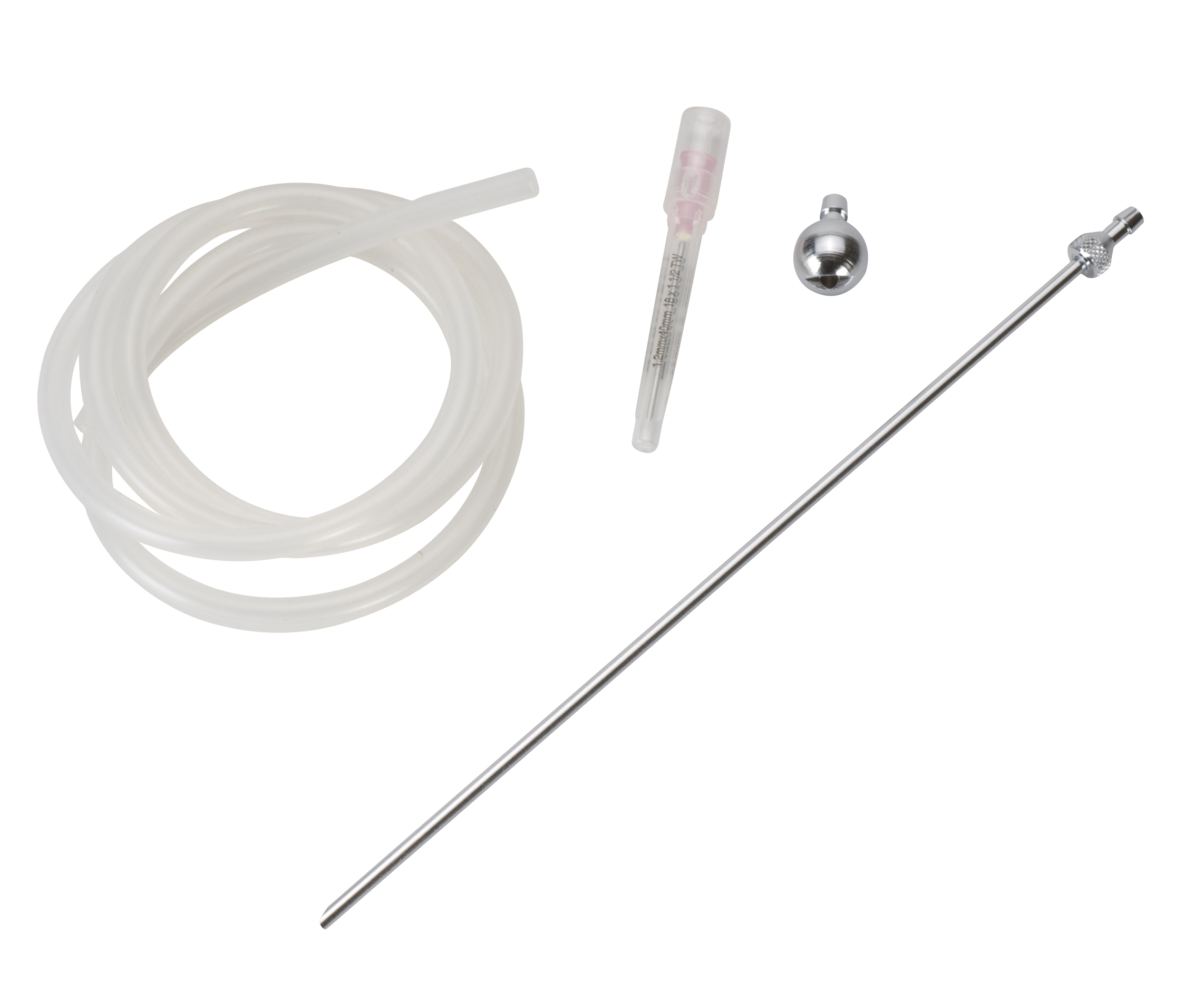 Tubing w/suction needle and sinker for Socorex automatic syringe