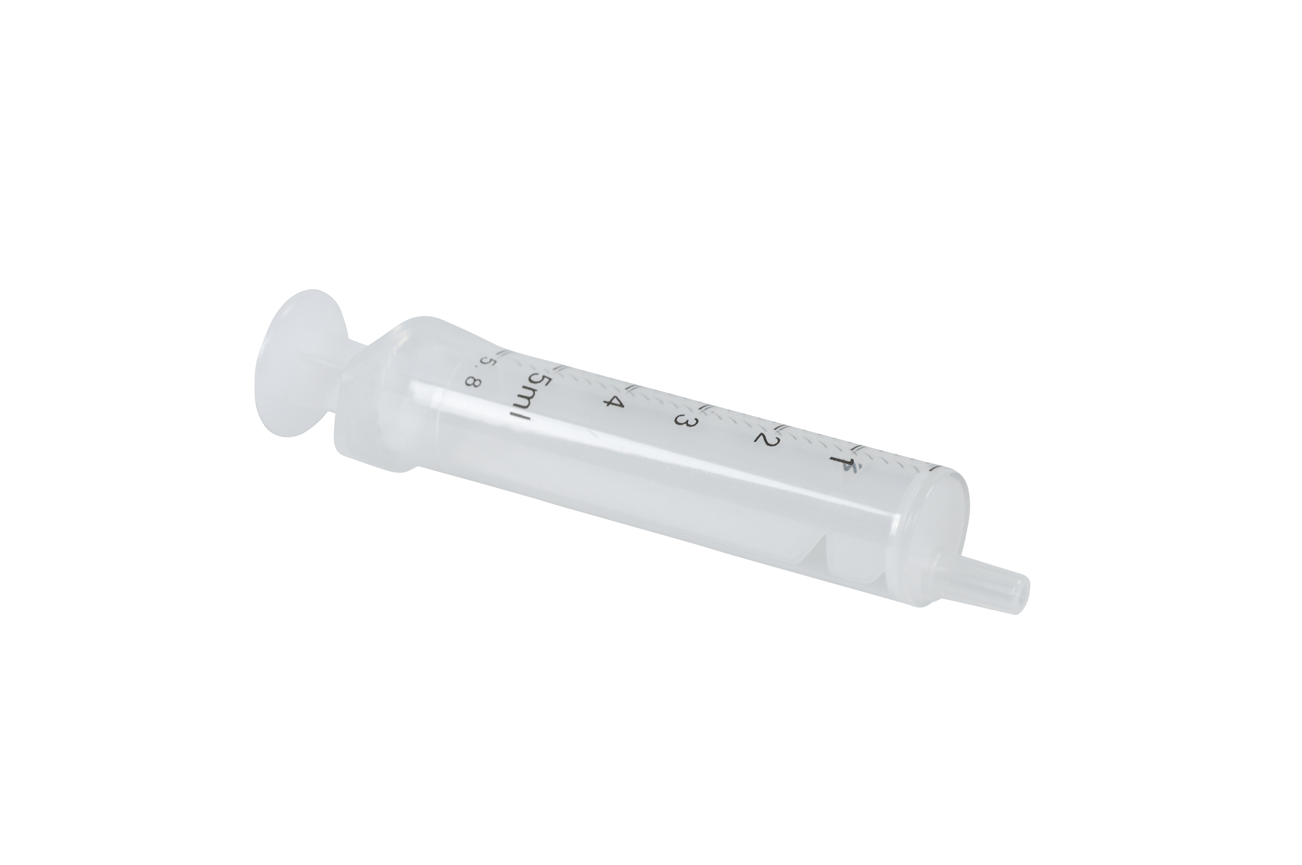 KRUUSE Excentric Disposable Syringe, nozzle, 2-comp. 5->5.8 ml, 100/pk
