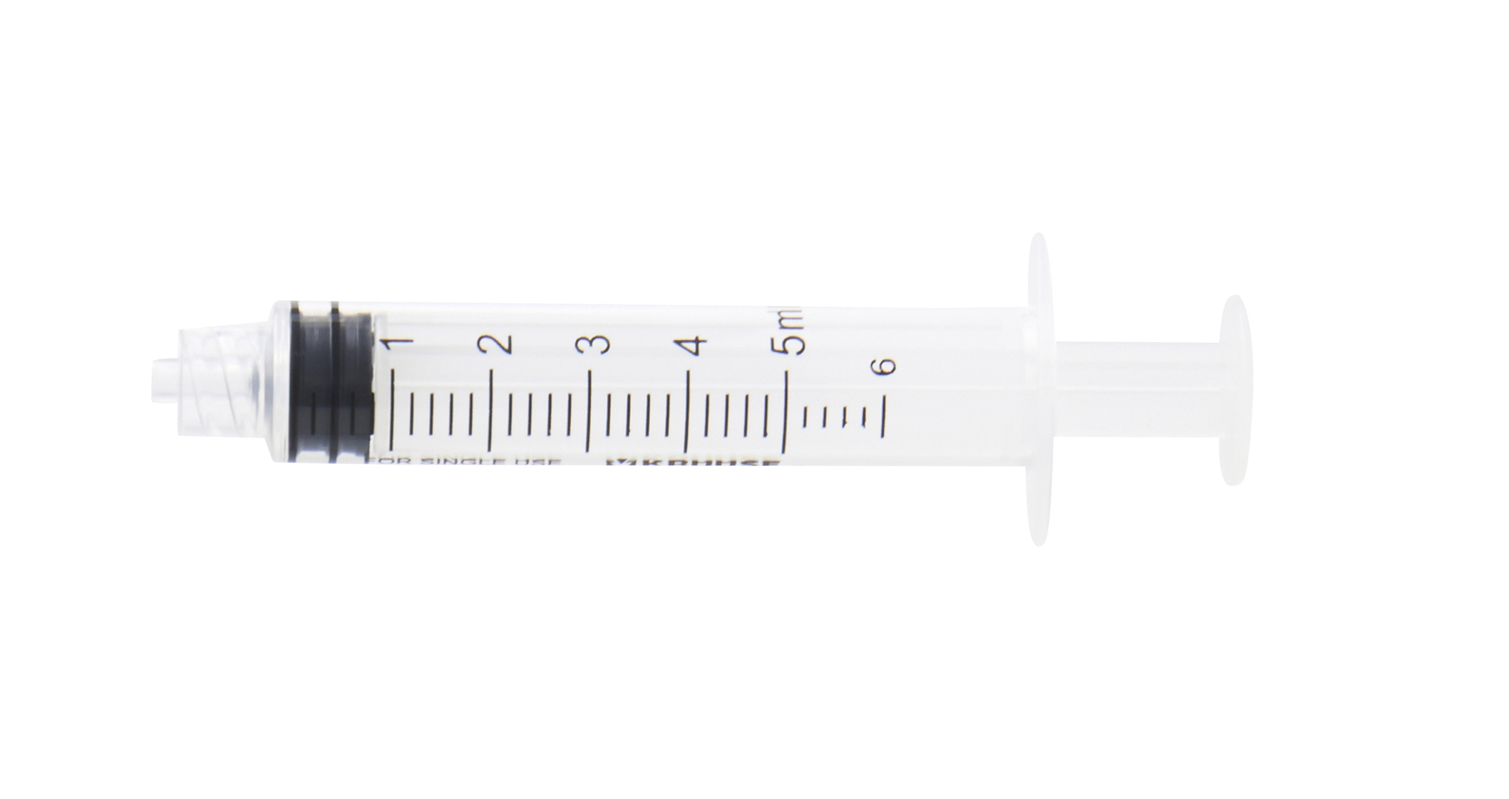 KRUUSE disp. syringe 3-component LL 5->6 ml, 100/pk