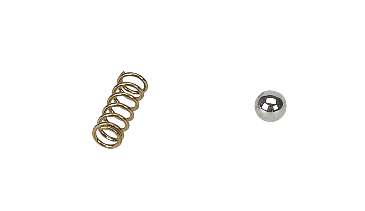 Roux spring and ball for adjusting bush
