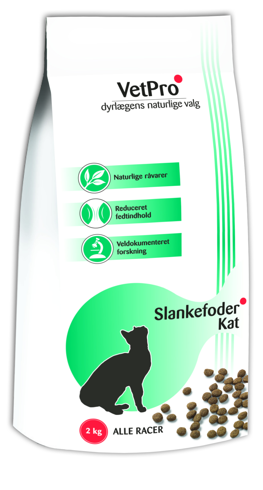 visuel Nikke foretrækkes VF VetPro slankefoder kat 4 x 2 kg