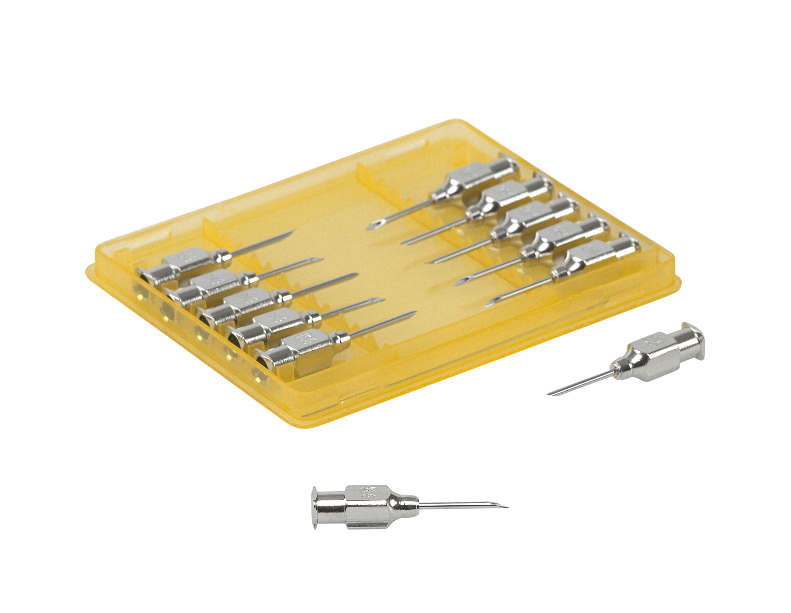 KRUUSE-Vet Needles, 1,2 x 15 mm, 18G x 5/8, Luer Lock, 12/pk