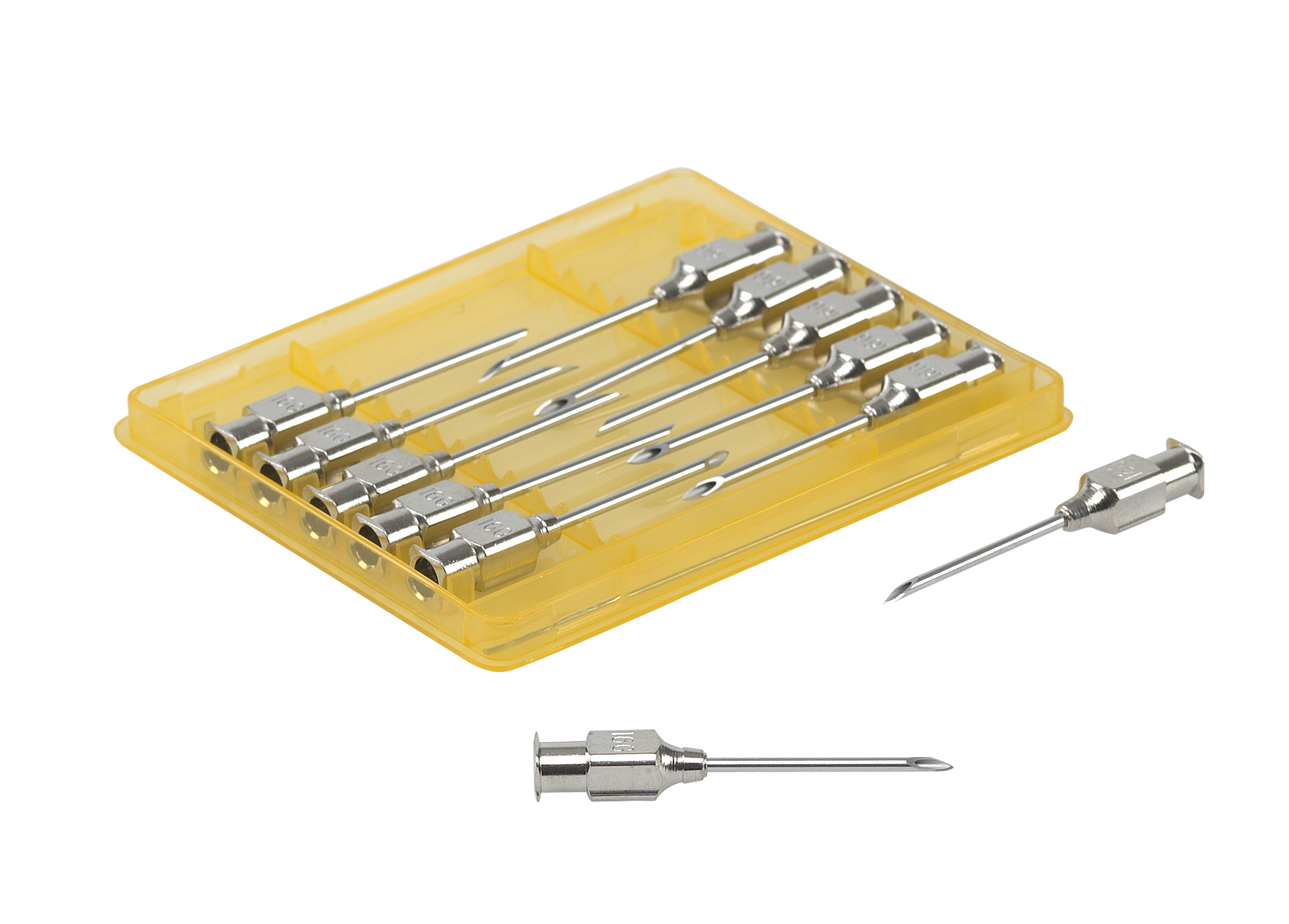 KRUUSE-Vet Needles, 1.6 x 25 mm, 16G x 1, Luer Lock, 12/pk