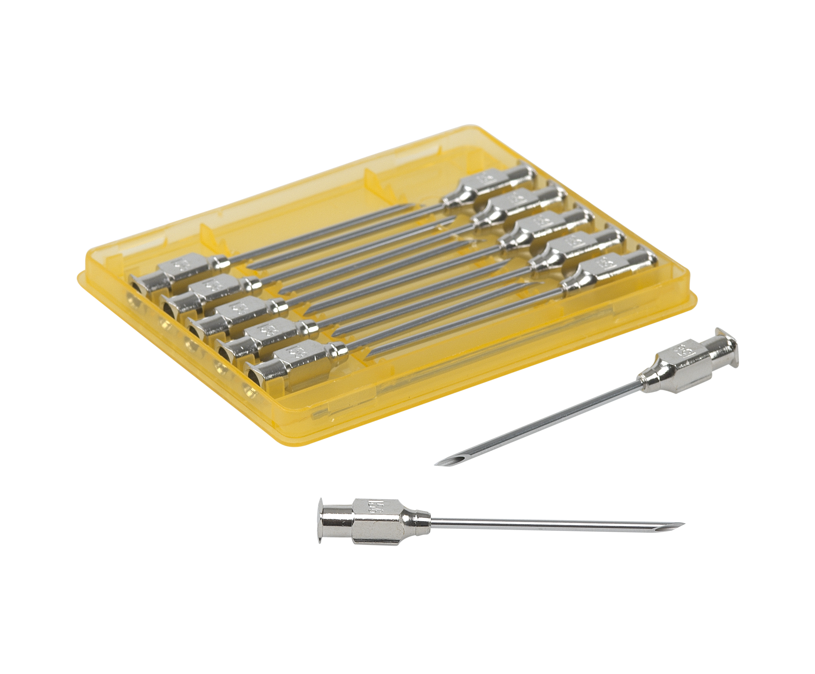 KRUUSE-Vet Needles, 1.8 x 40 mm, 15G x 1½, Luer Lock, 12/pk