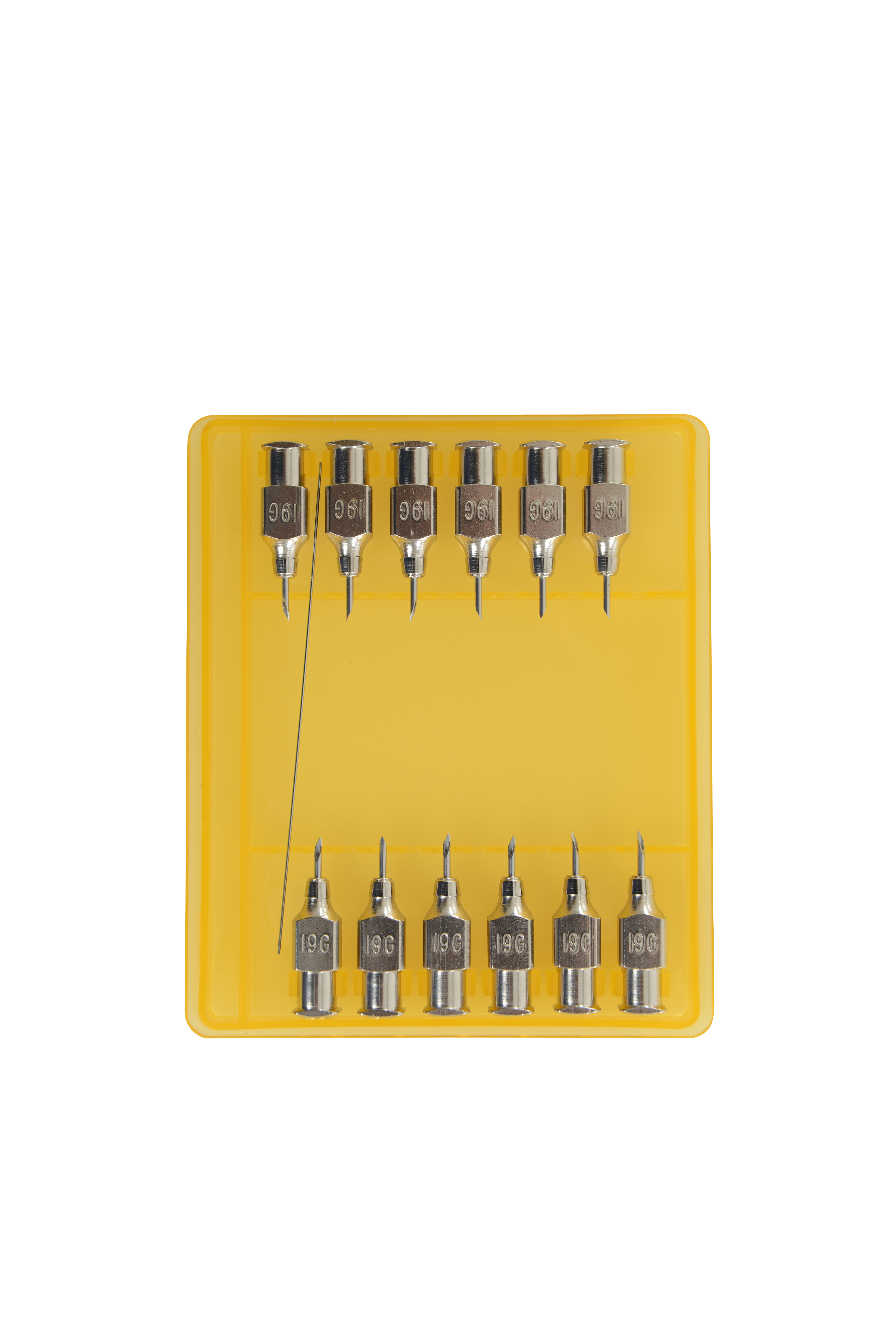 KRUUSE Vet Needles, 1.0 x 6 mm, 19G x 1/4, Luer Lock, 12/pk