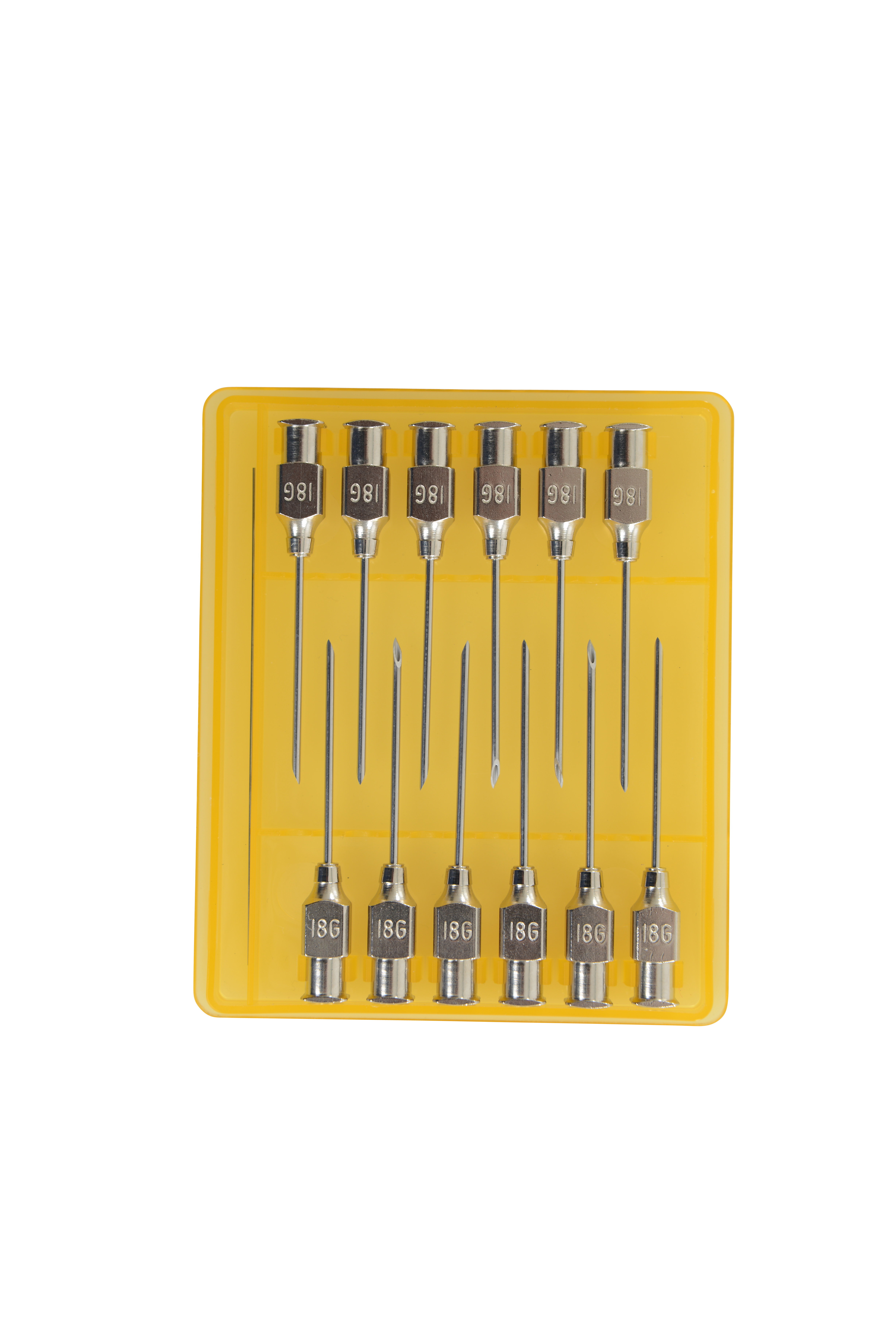 KRUUSE Vet Needles, 1.2 x 30 mm, 18G x 1 1/4, Luer Lock, 12/pk