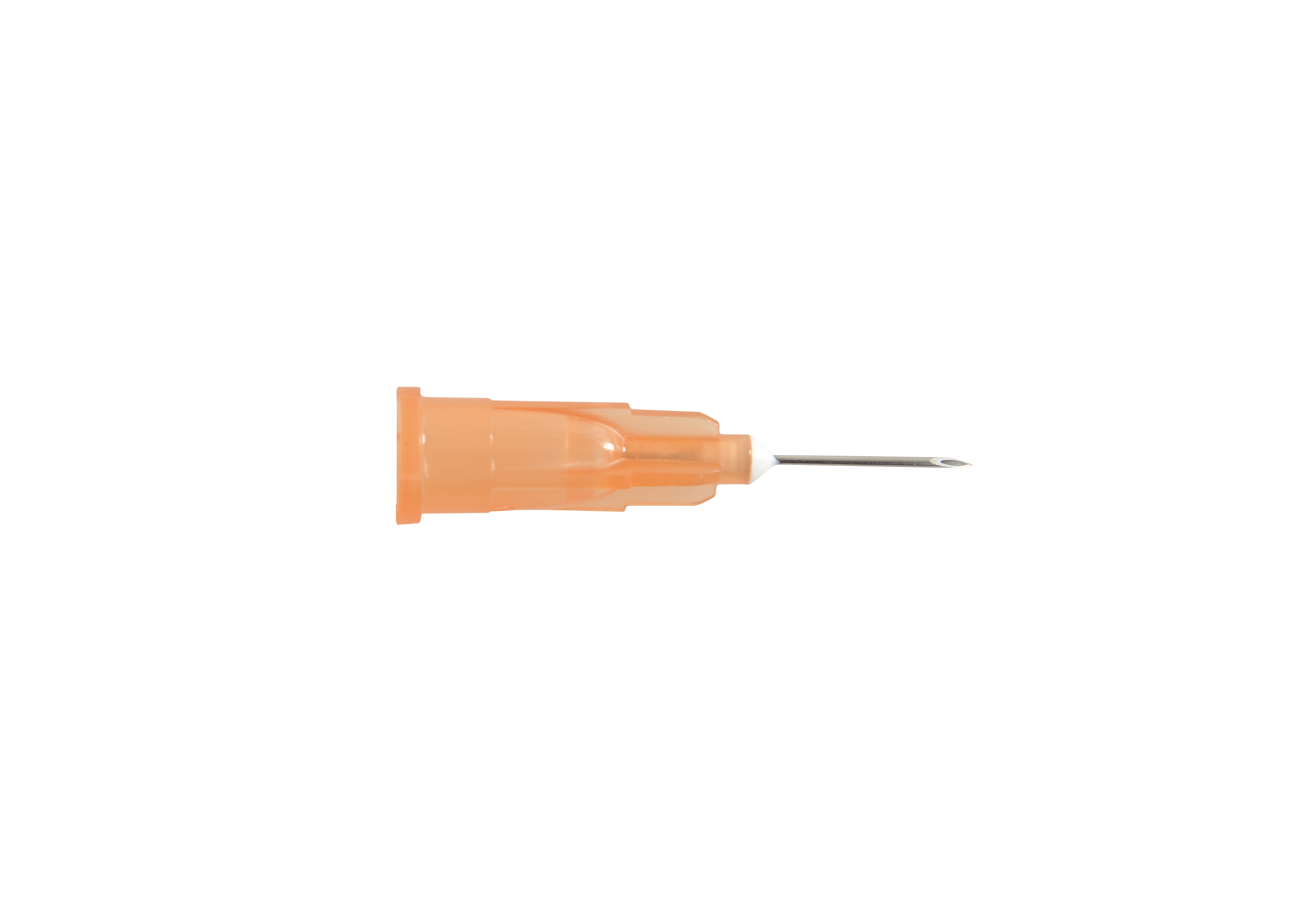 KRUUSE disposable needle, 0.5 x 10mm, 25Gx3/8, orange, 100/pk