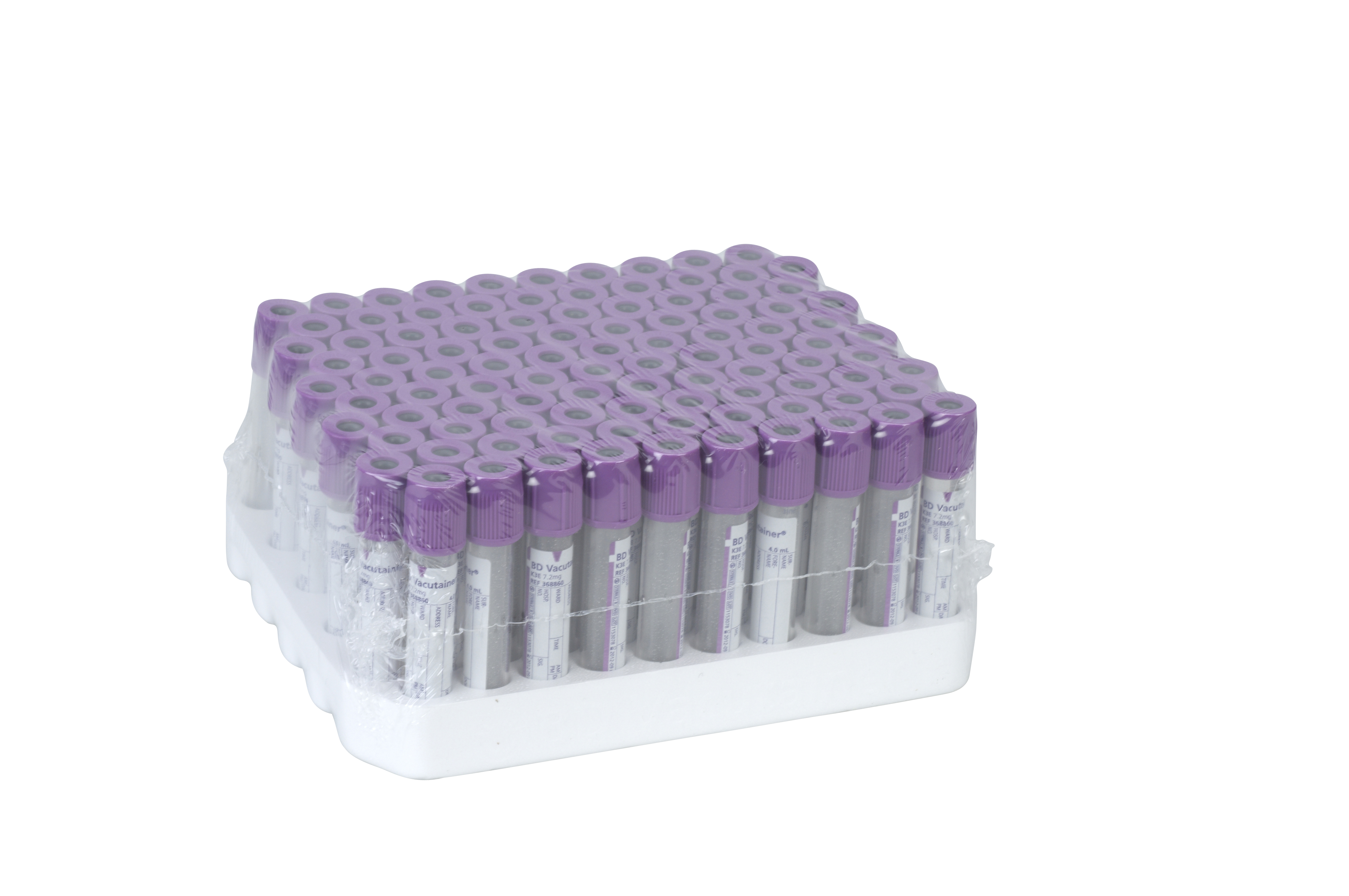 BD Vacutainer rör, EDTA, lila, 5/4 ml, [368860] 100 st