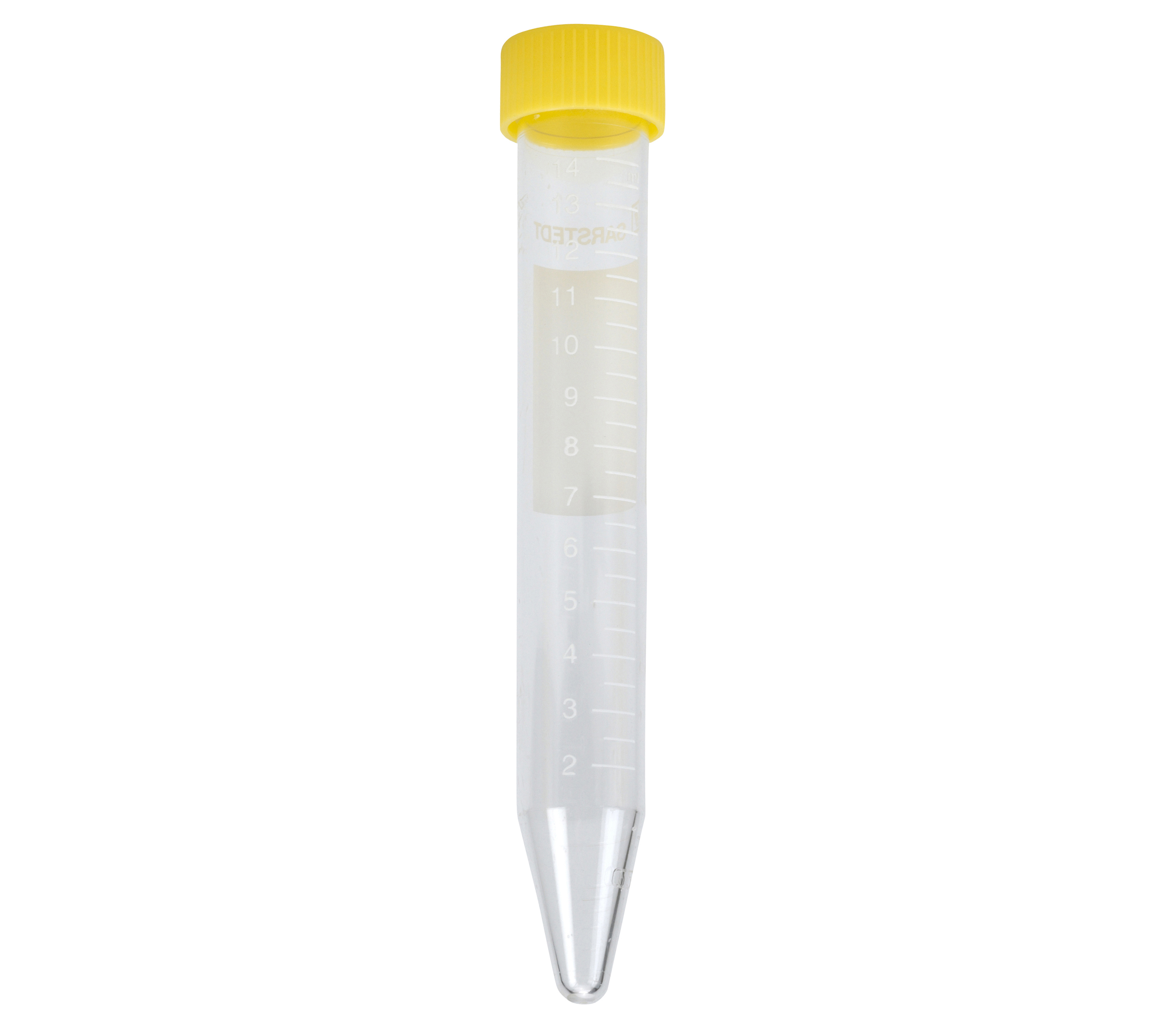 Sarstedt Centrifugrör, gul skruvkork, steril, 15 ml, [62.553.542] 50 st
