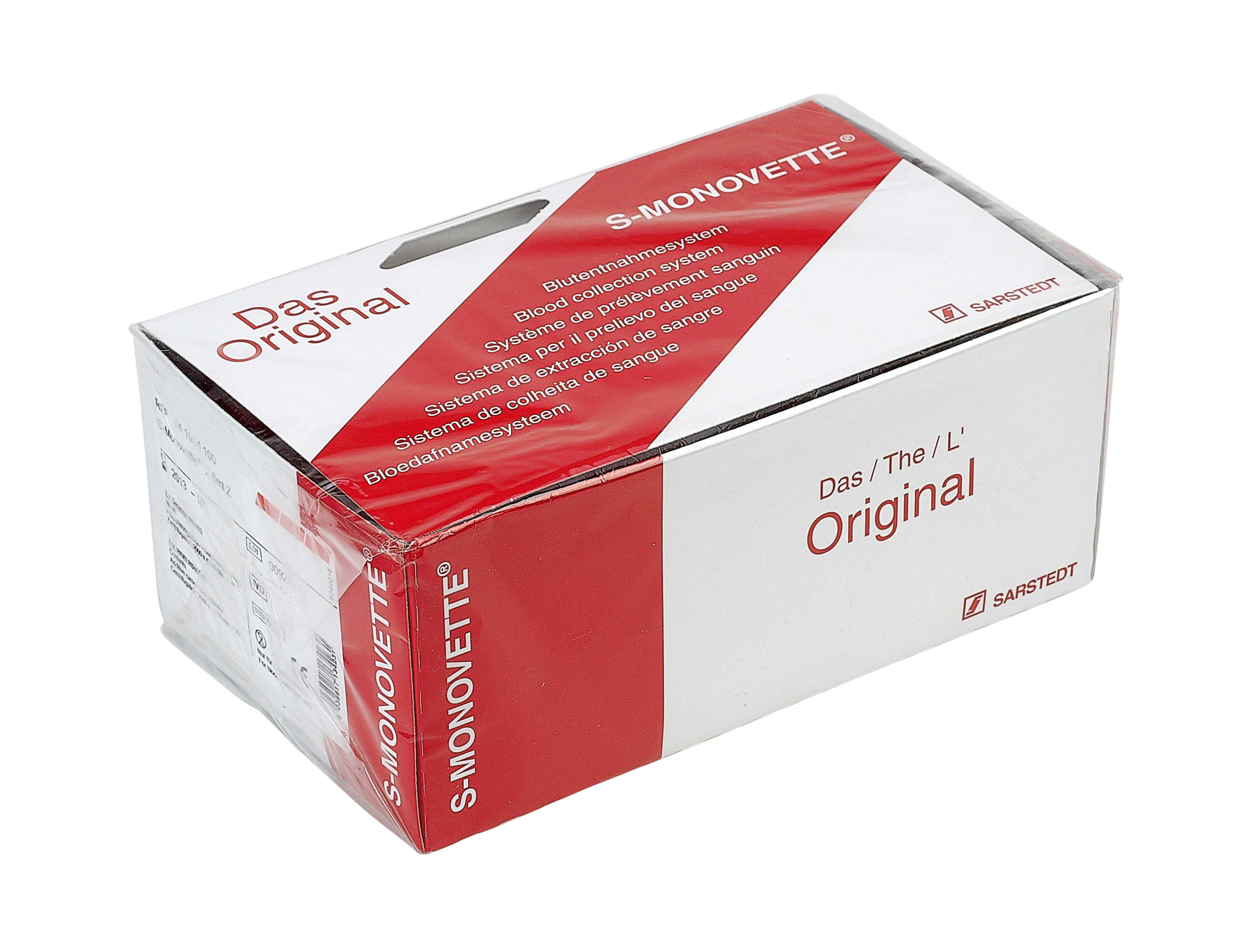 Sarstedt S-Monovette rör, Serum, röd, 2,6 ml, [04.1904.100] 50 st