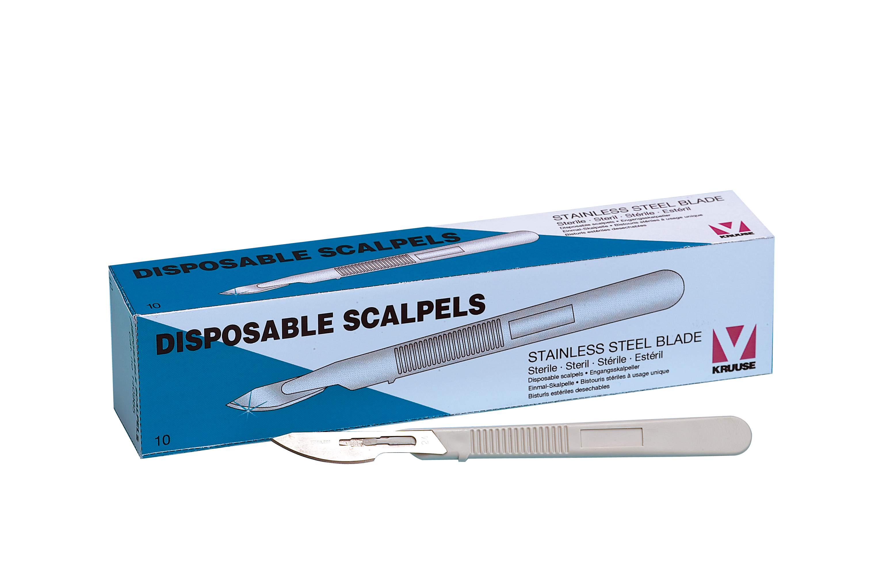 KRUUSE disposable scalpel no 23, 10/pk