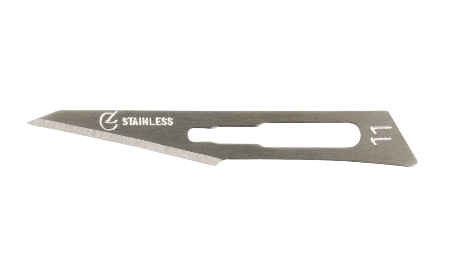 KRUUSE sterile scalpel blade No 11, stainless steel, 100/pk