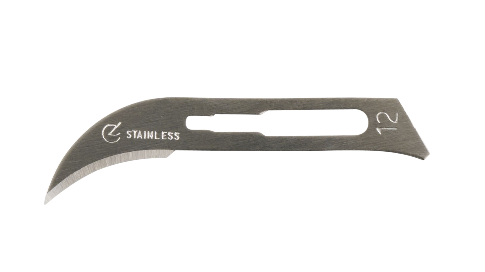 KRUUSE sterile scalpel  blade No 12, stainless steel, 100/pk