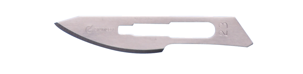 Scalpel blade no 23 stainlesssteel sterile, 100 pcs