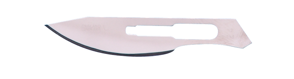 KRUUSE sterile scalpel blade No 24, stainless steel, 100/pk