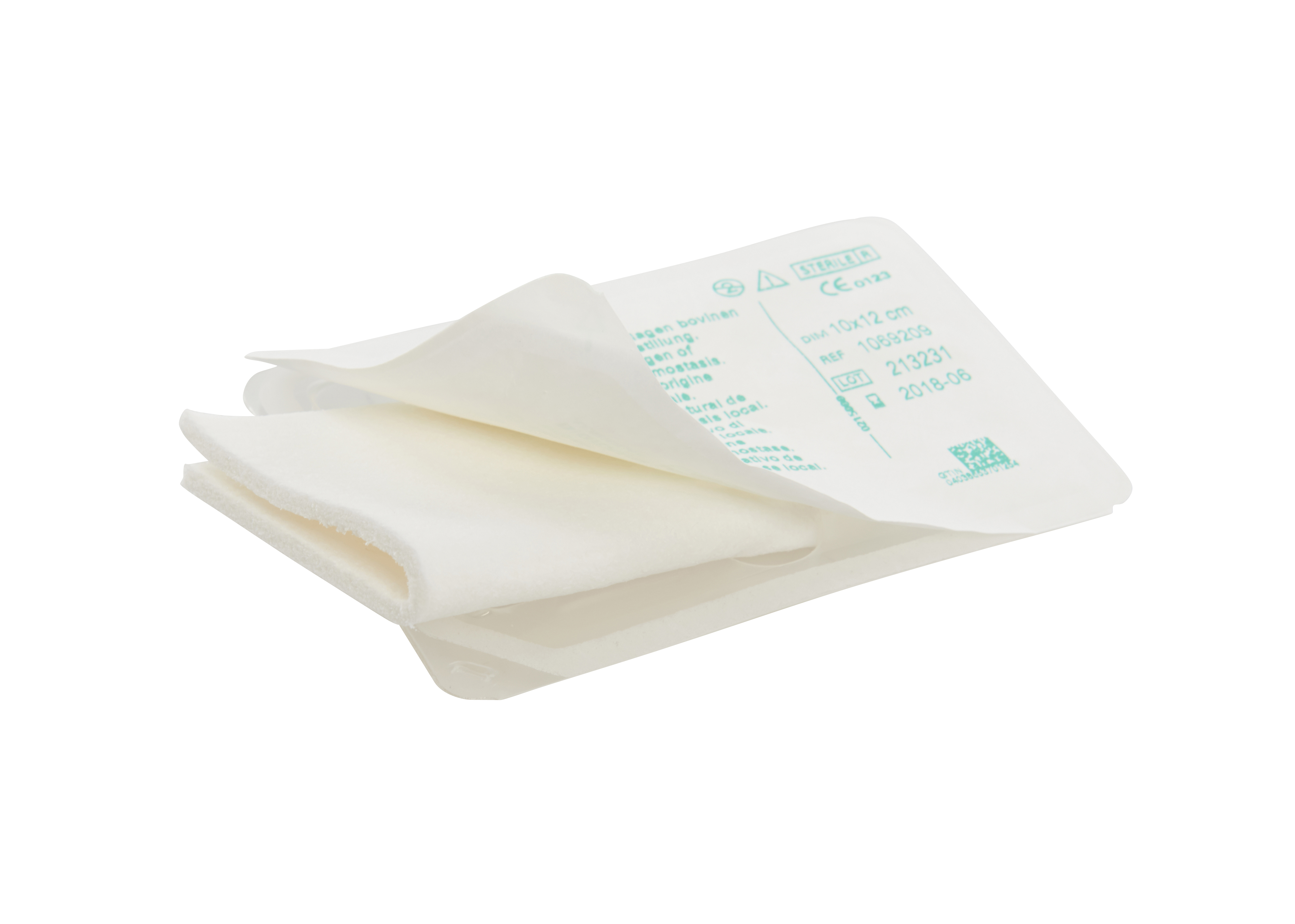 Braun Lyostypt hemostatisk kollagenfilt, 10 x 12 cm, [1069209] 4 st