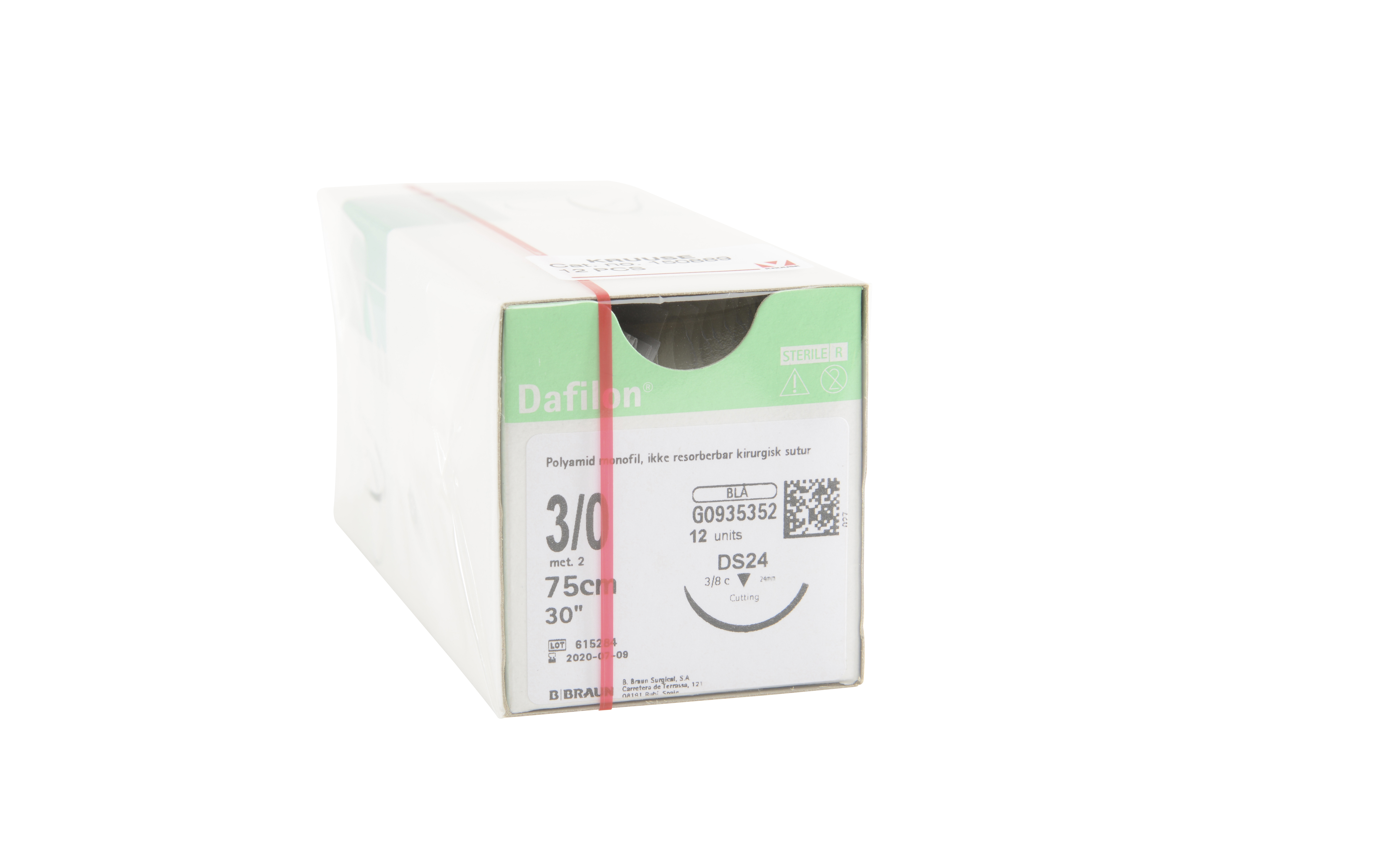 Miralene USP 3/0, DS-24, only sold as 12/pk