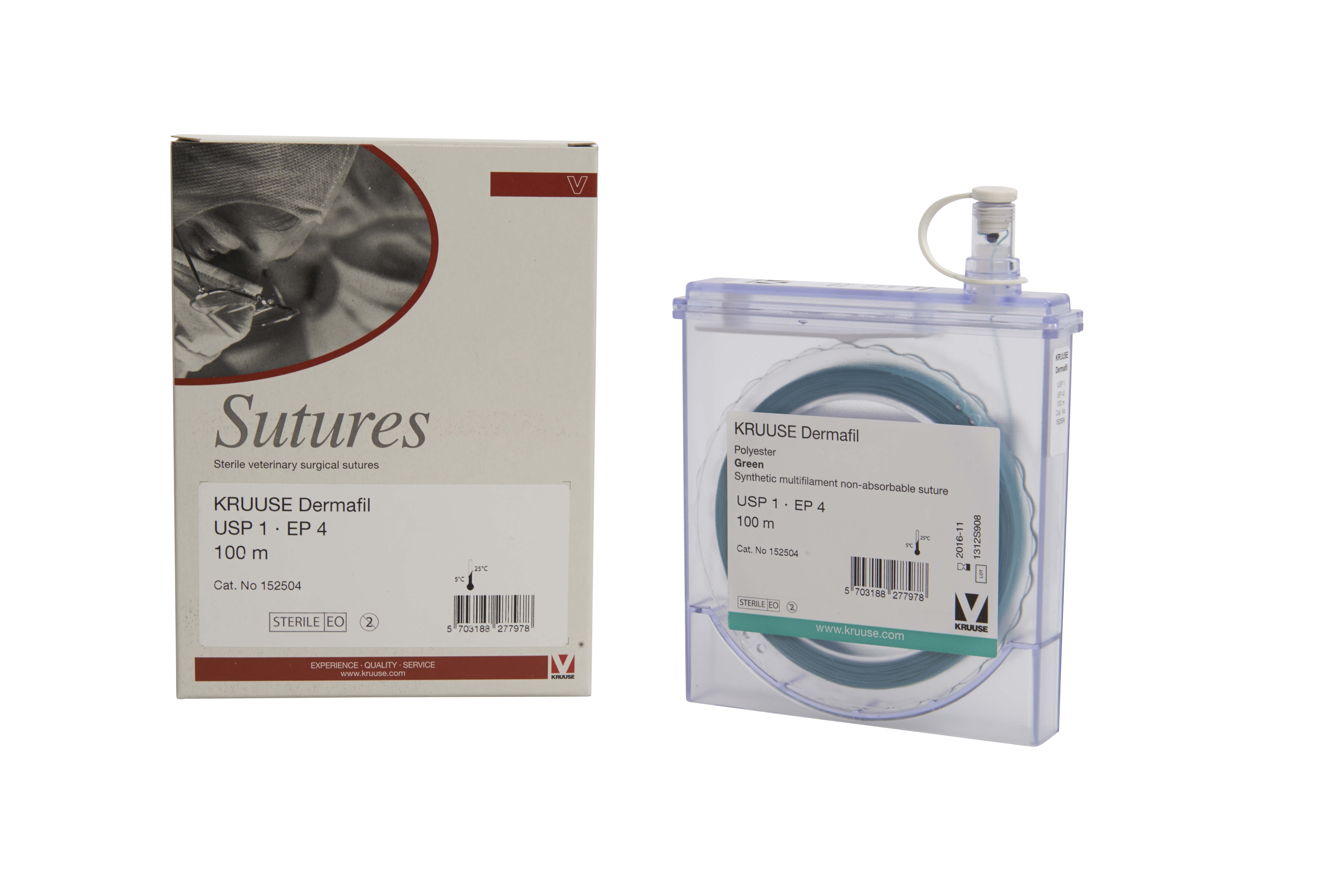 KRUUSE Dermafil suture, USP 1, EP 4, 100m
