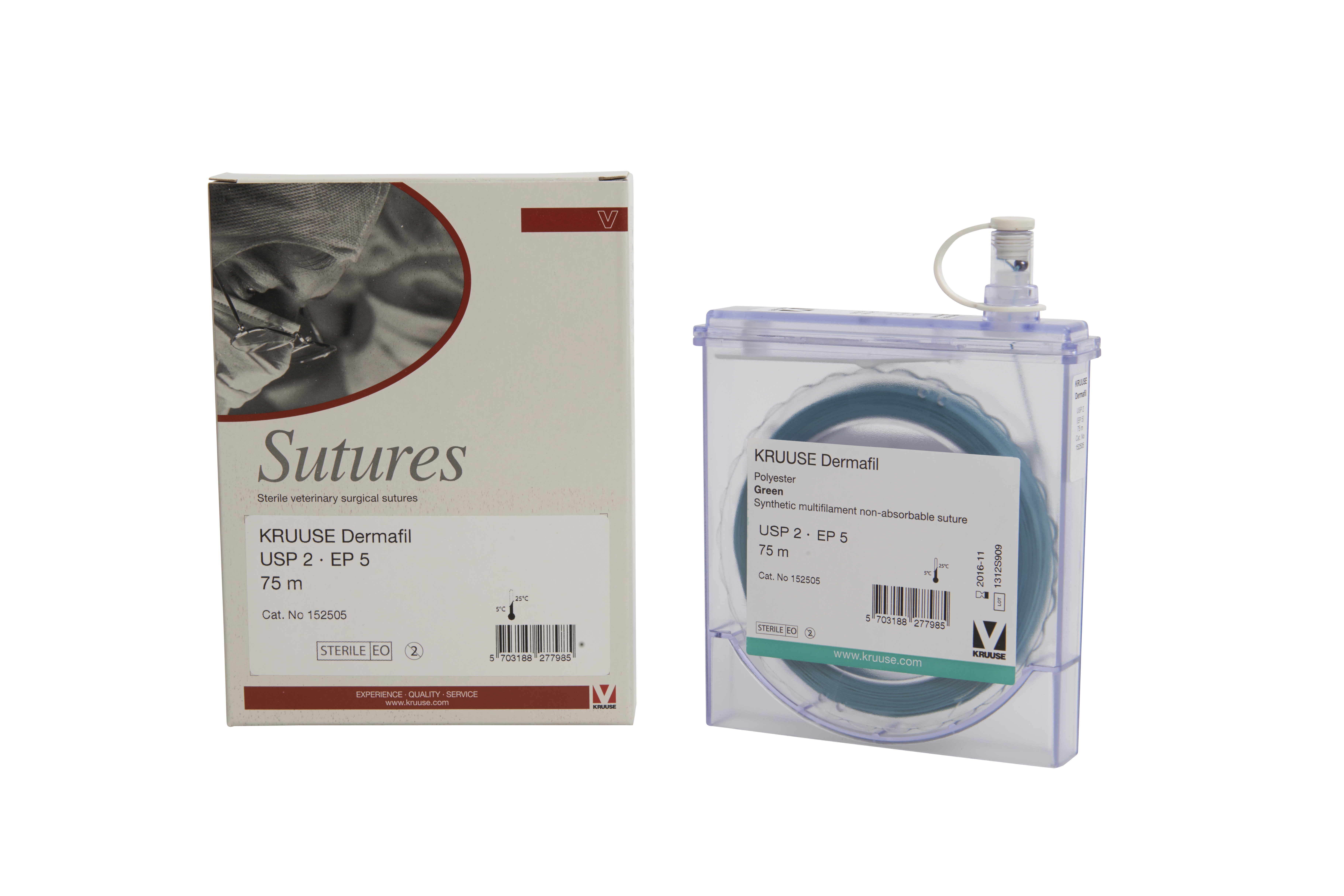 KRUUSE Dermafil suture, USP 2, EP 5, 75m
