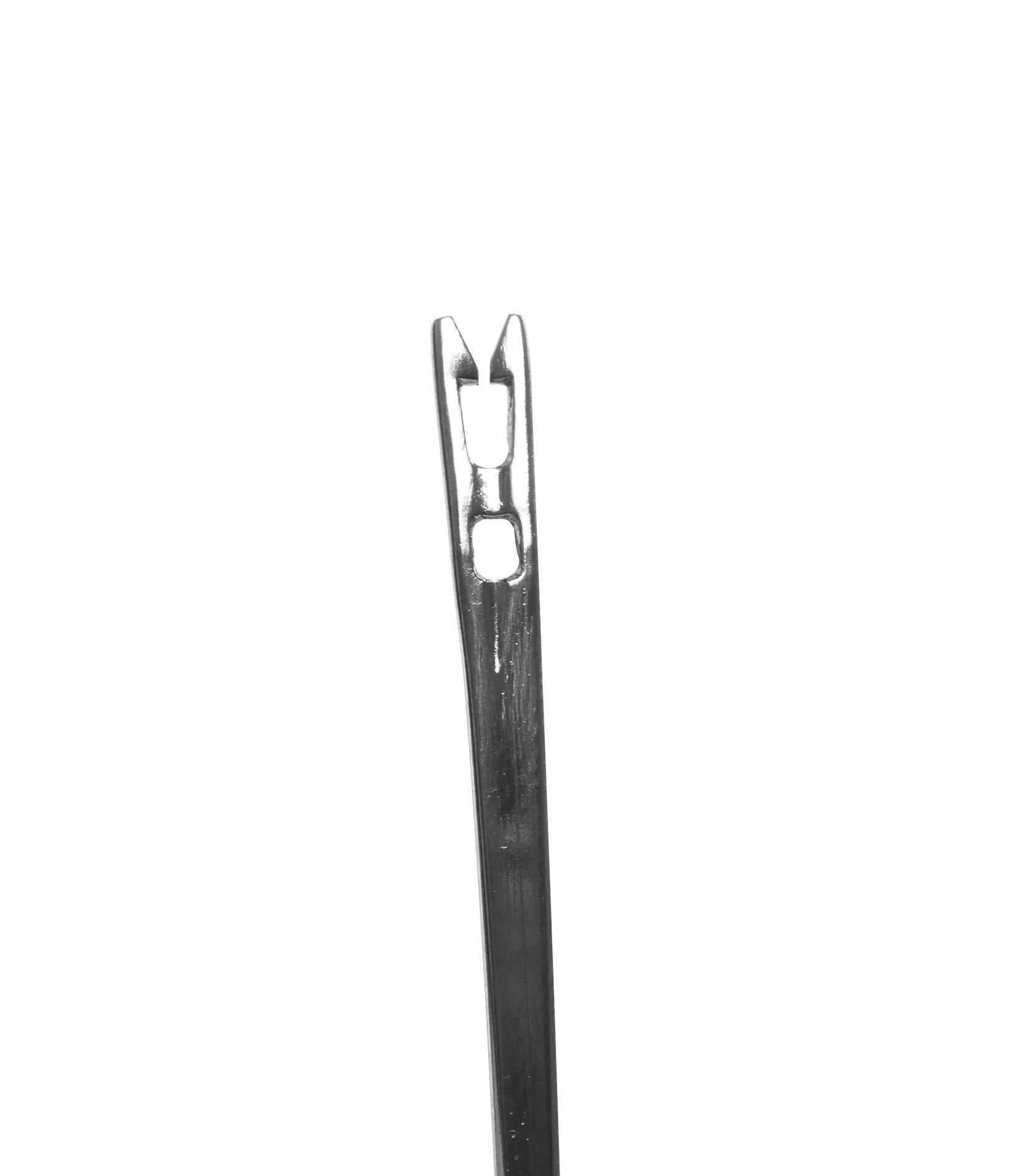KRUUSE Suture Needle, spring eye, 3/8 circle, reverse cutting, 89 mm, 10/pk