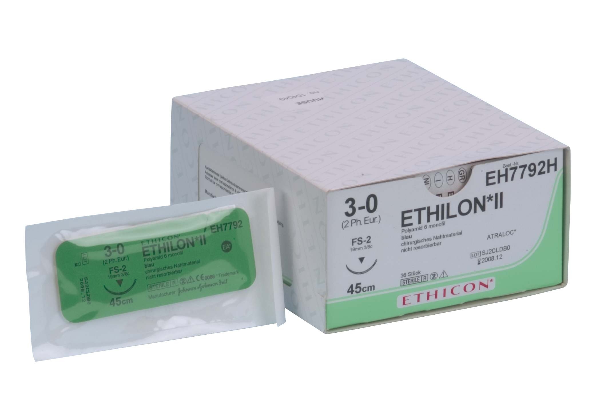 Ethilon 5/0 P-3 45 cm 36 stk. W1852T