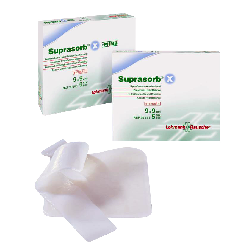 Suprasorb, Anti-bacterial, Compress, 2 x 21 cm, 5/pk