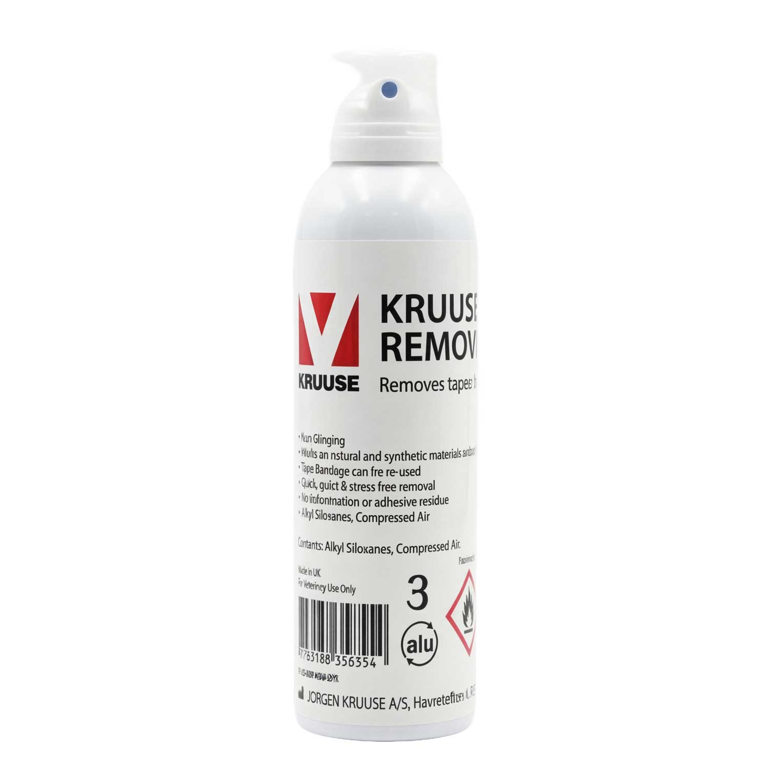 KRUUSE Adhesive Remover Spray, 50 ml, 12/pk