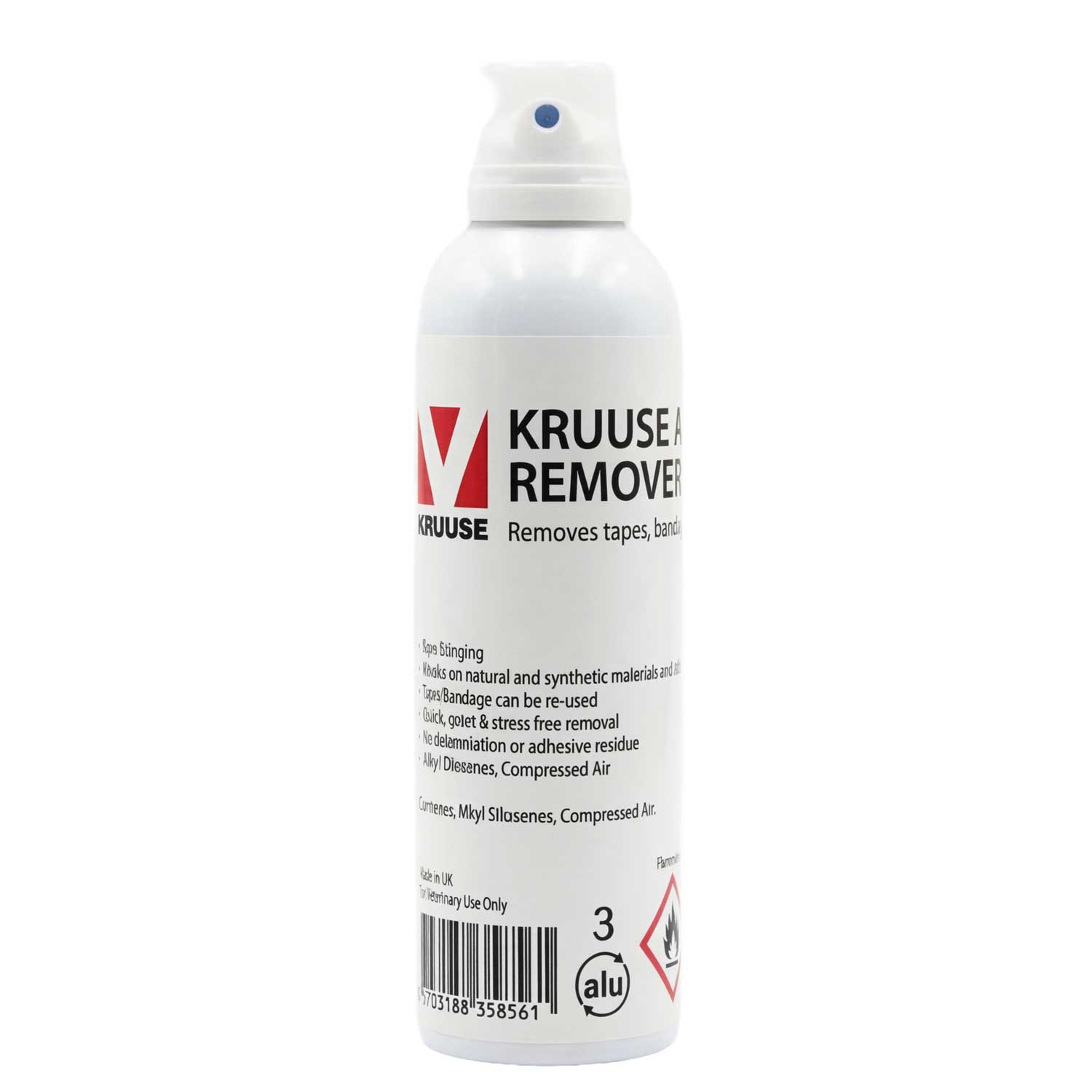 KRUUSE Adhesive Remover Spray, 200 ml, 6/pk