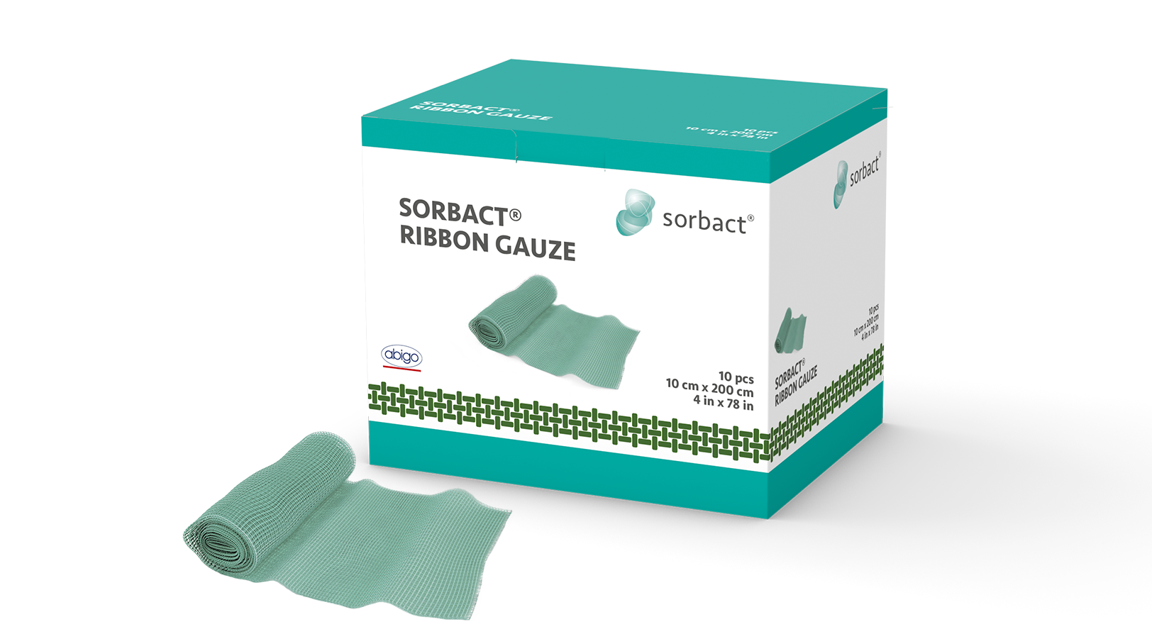 Sorbact Ribbon Gauze, tamponad, 2 x 50 cm, 10 st
