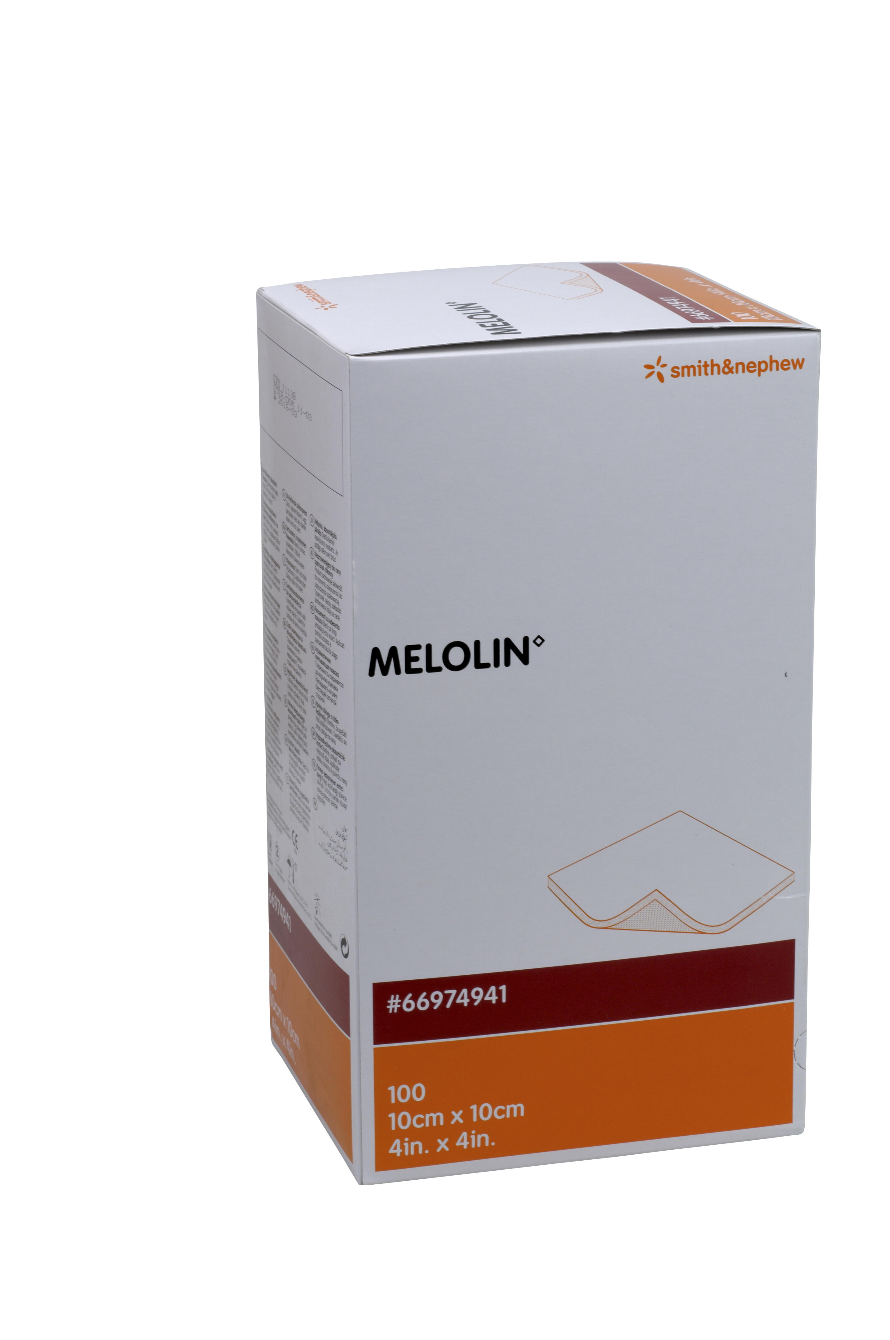 S&N Melolin Absorberande kompress, steril,100 st